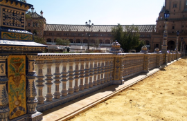 Restaurancion Plaza de españa de Sevilla