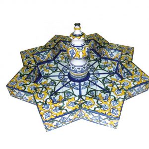 fuente arabe de ceramica