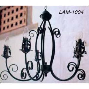 Lampara-techo-forja-5-luces-1004